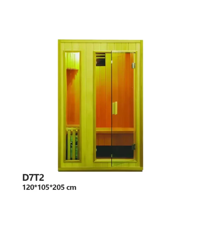 اتاق سونا خشک خانگی زرین آب مدل D7T2