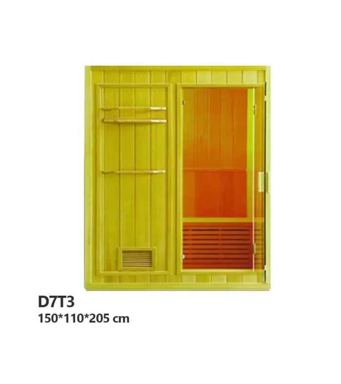 اتاق سونا خشک خانگی زرین آب مدل D7T3
