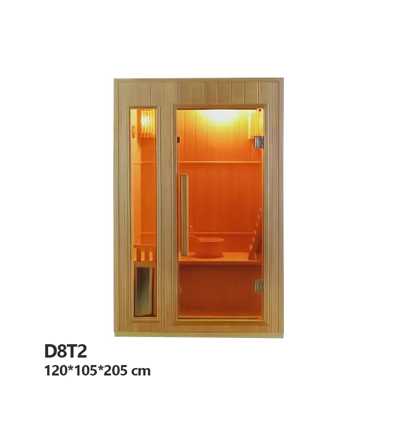 اتاق سونا خشک خانگی زرین آب مدل D8T2