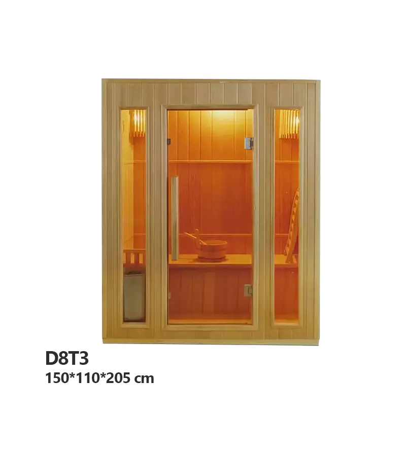 اتاق سونا خشک خانگی زرین آب مدل D8T3