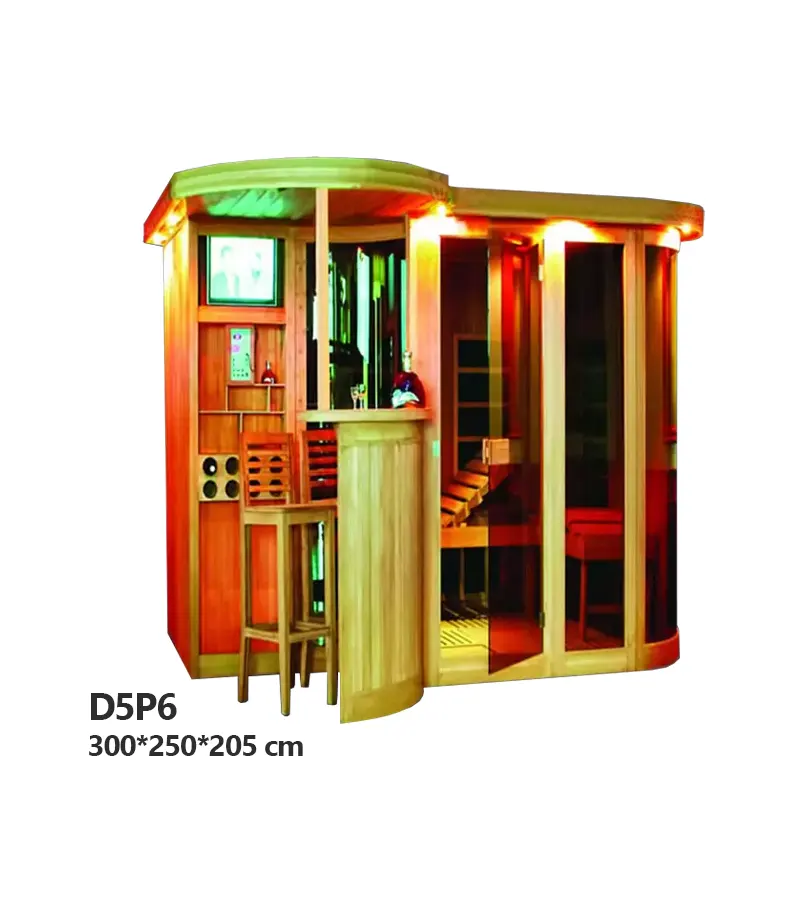 اتاق سونای خشک خانگی زرین آب مدل D5P6