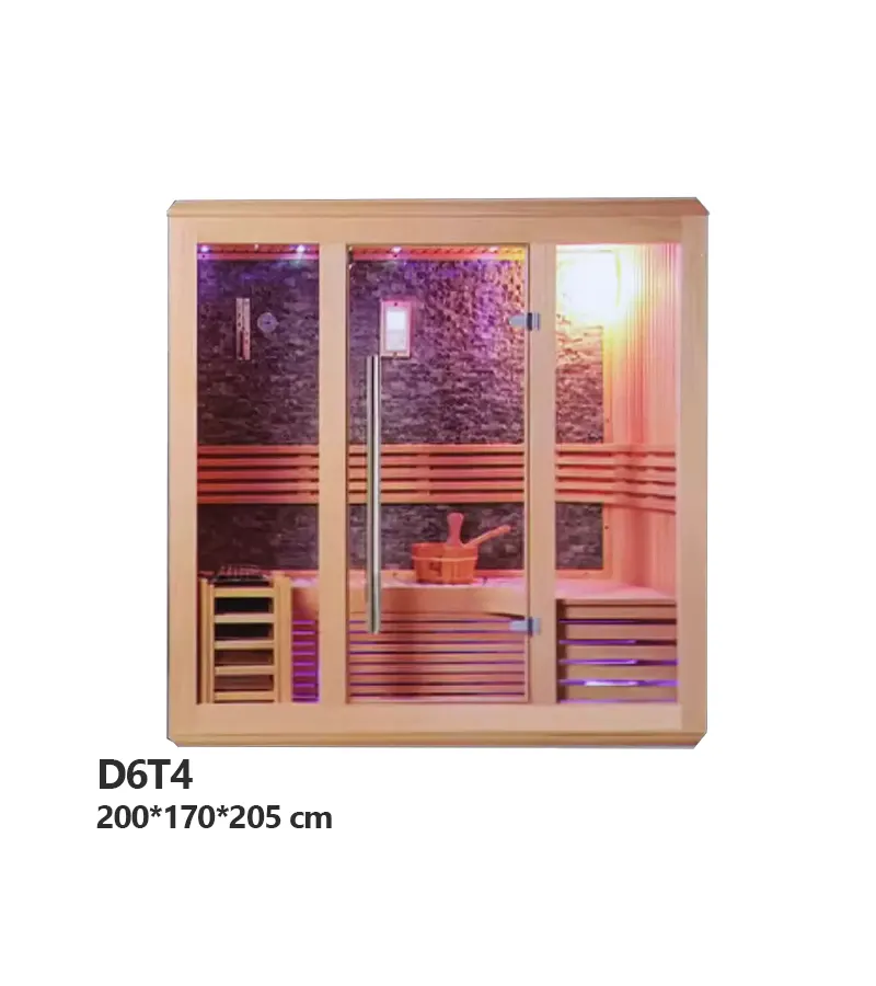 اتاق سونای خشک خانگی زرین آب مدل D6T4