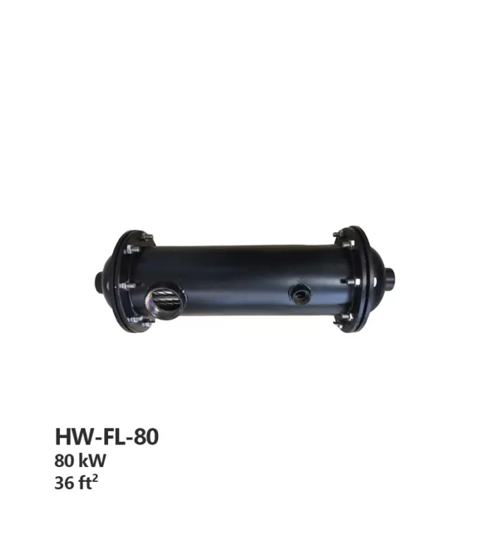 مبدل حرارتی تمام استیل فلنچی هایواتر مدل HW-FL-80