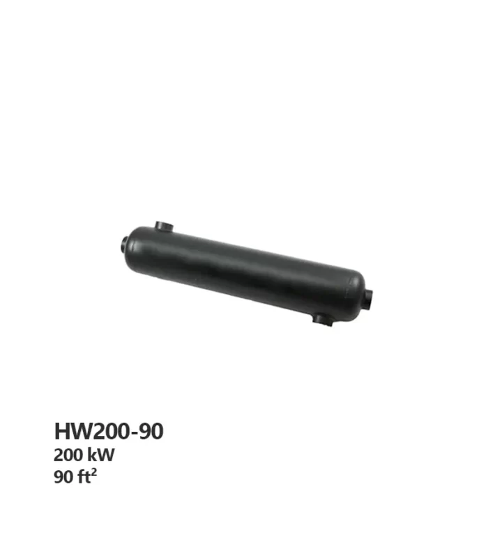 مبدل حرارتی پوسته و لوله تمام استیل هایواتر مدل HW200-90