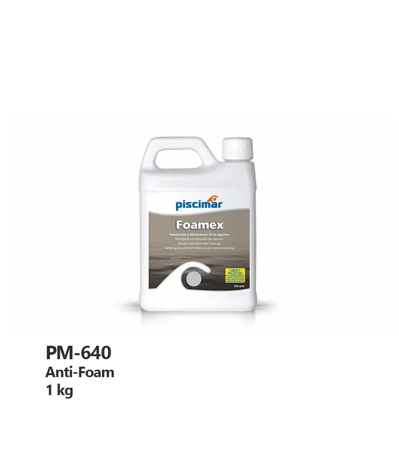 محلول حذف کف آب استخر و جکوزی Foamex پیسیمار مدل PM-640