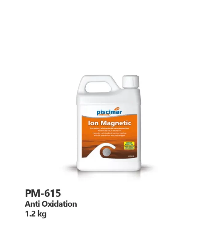 محلول ضد اکسیداسیون آب استخر Ion Magnetic پیسیمار مدل PM-615