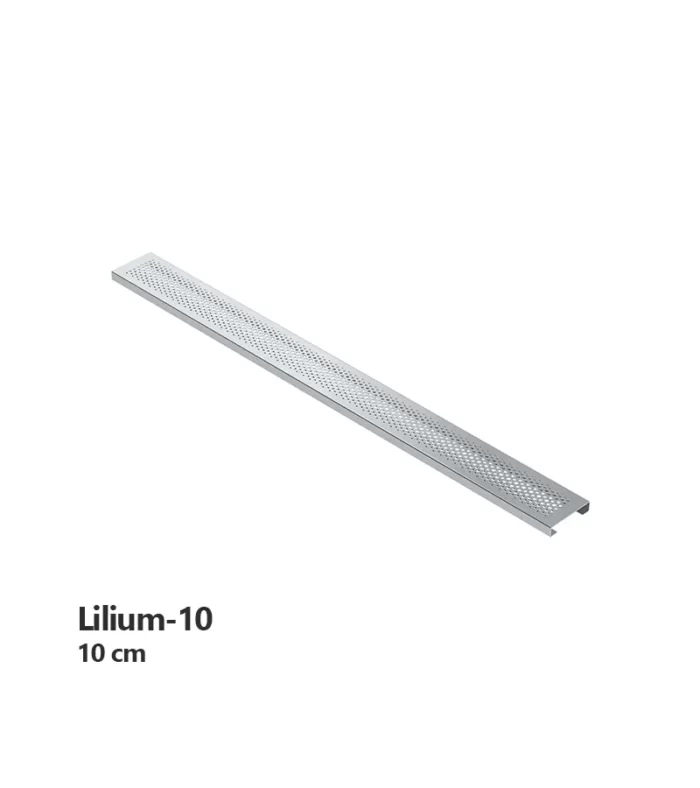 گریل طرح دار استیل آکوامارین مدل لیلیوم 10