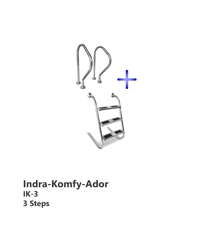 نردبان دو تکه ترکیبی آکوامارین آدور-ایندرا کامفی مدل IK-3