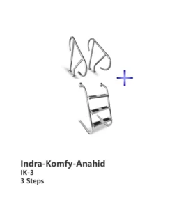 نردبان دو تکه آناهید-ایندرا کامفی آکوامارین مدل IK-3