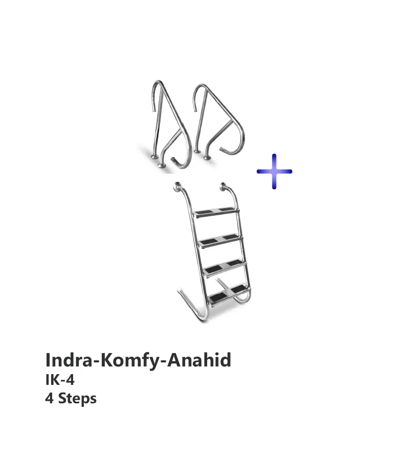 ردبان دو تکه آناهید-ایندرا کامفی آکوامارین مدل IK-4