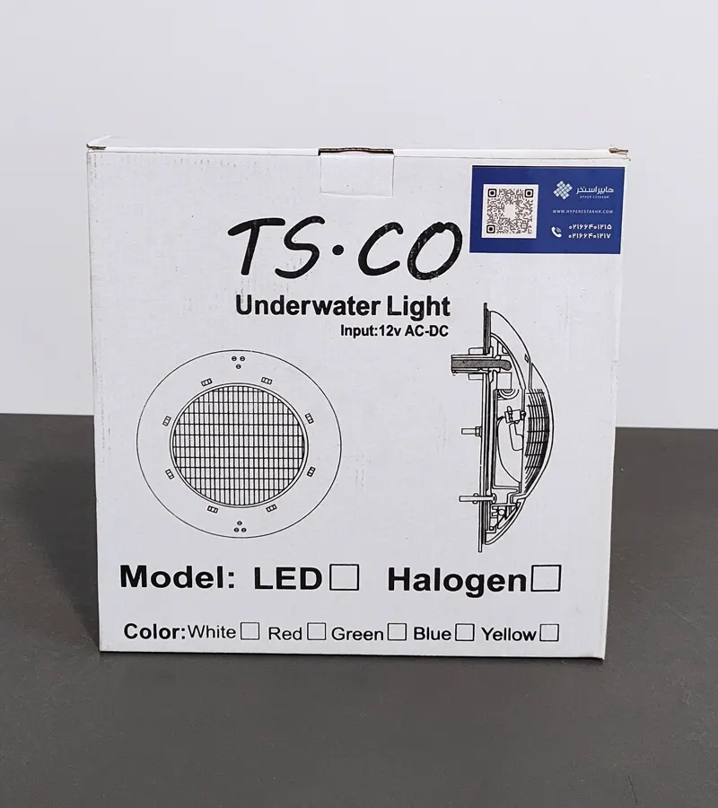 چراغ استخری روکار LED هایپر استخر مدل HU-18