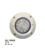 چراغ استخری روکار LED هایپر استخر مدل HU-18-RGB