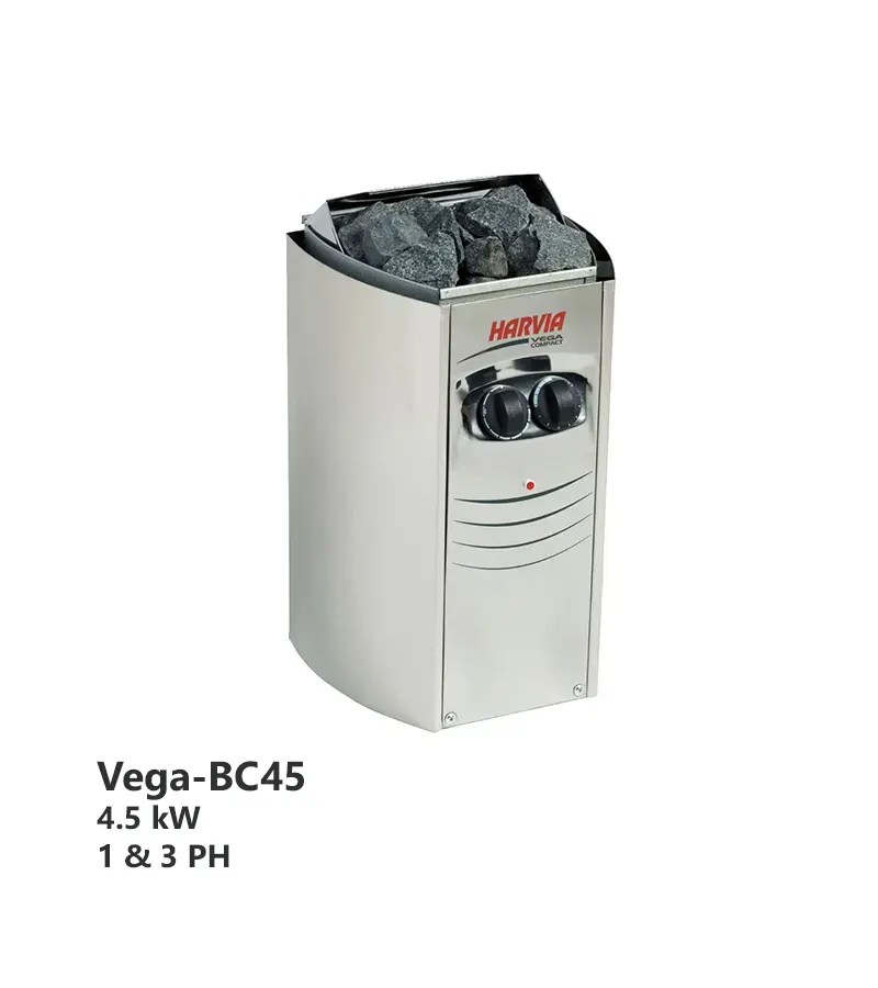 هیتر برقی سونا خشک هارویا سری Vega مدل BC45