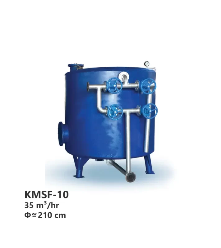 فیلتر شنی گالوانیزه خزرمنبع مدل KMSF-10