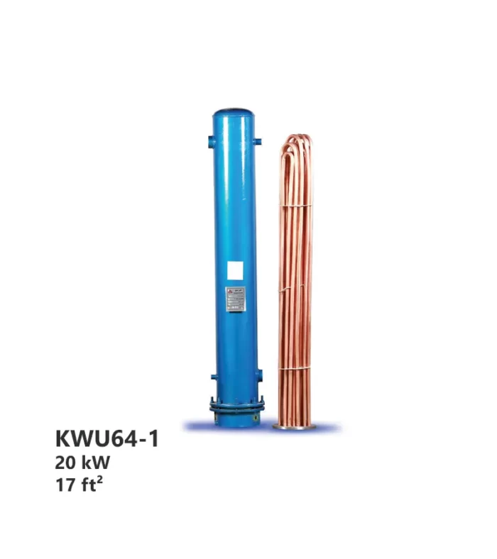 مبدل حرارتی پوسته و لوله خزر منبع مدل KWU64-1