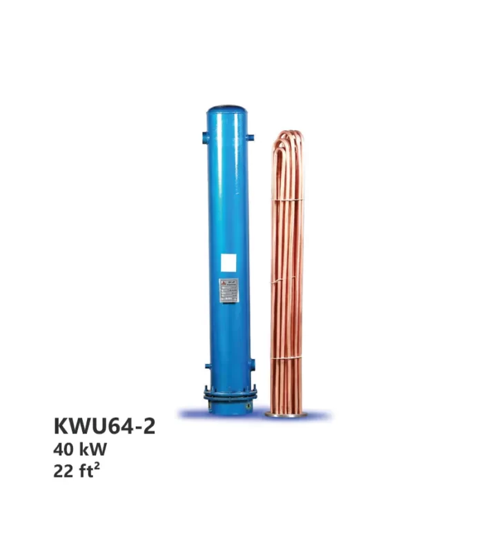 مبدل حرارتی پوسته و لوله خزر منبع مدل KWU64-2