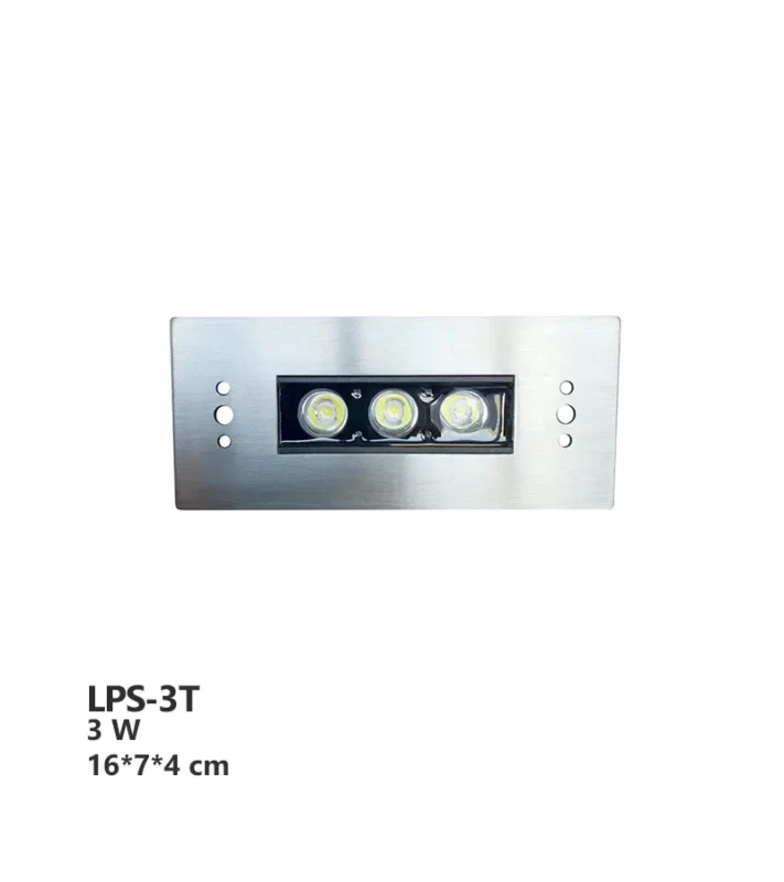 پروژکتور توکار استخری مستطیل تک رنگ آرتاب مدل LPS-3T