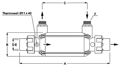 مبدل حرارتی استخری Max Dapra مدل D-KWT-45