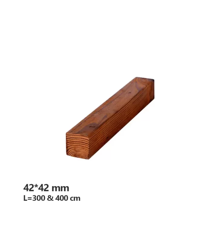 چوب ترمووود سورنا دکور سایز 42*42