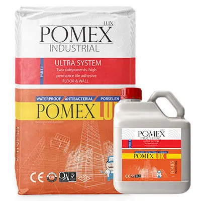 چسب کاشی دو جزئی صنعتی پومکس (Pomex) مدل UX