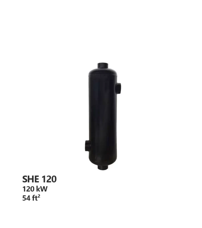 مبدل حرارتی پوسته و لوله کالمو مدل SHE 120