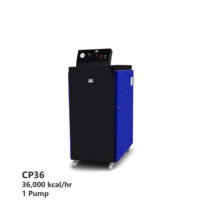 پکیج گرمایشی موتورخانه‌ای کالورپک بلند تک پمپ مدل CP36