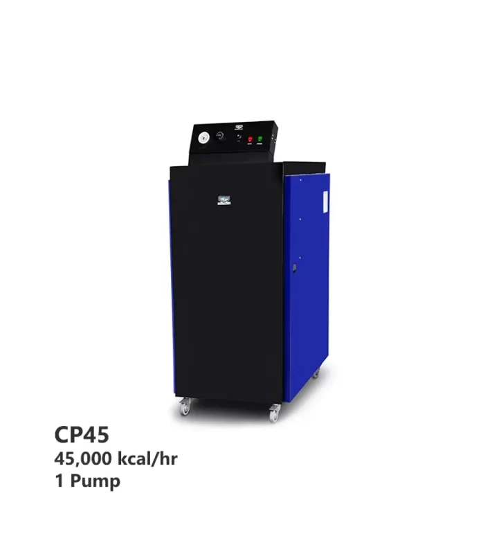 پکیج گرمایشی موتورخانه‌ای کالورپک بلند تک پمپ مدل CP45