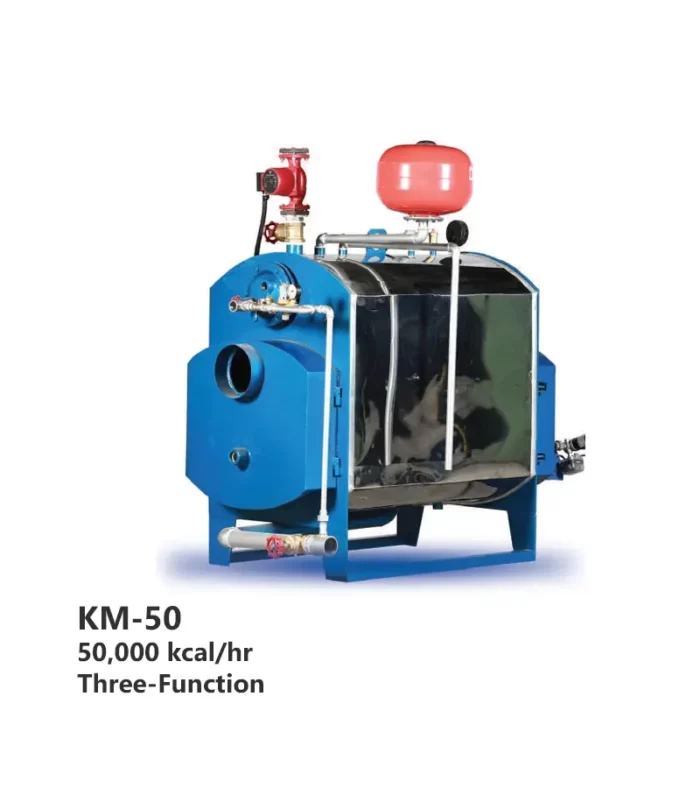 پکیج گرمایشی سه منظوره خزر منبع مدل KM-50