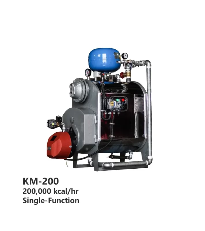 پکیج گرمایشی تک منظوره استخر خزر منبع مدل KM-200