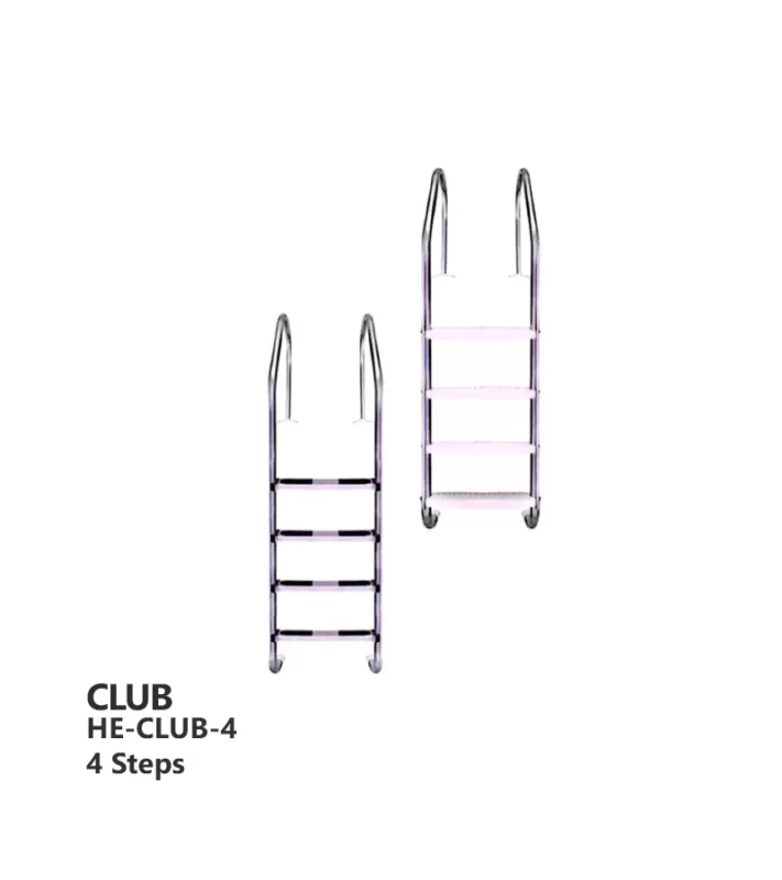 نردبان استخری طرح کلاب هایپر استخر مدل HE-CLUB-4