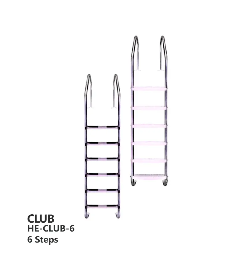 نردبان استخری طرح کلاب هایپر استخر مدل HE-CLUB-6
