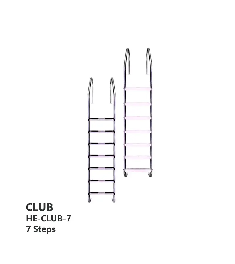 نردبان استخری طرح کلاب هایپر استخر مدل HE-CLUB-7