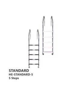 نردبان استخر استاندارد هایپر استخر مدل HE-STANDARD-5