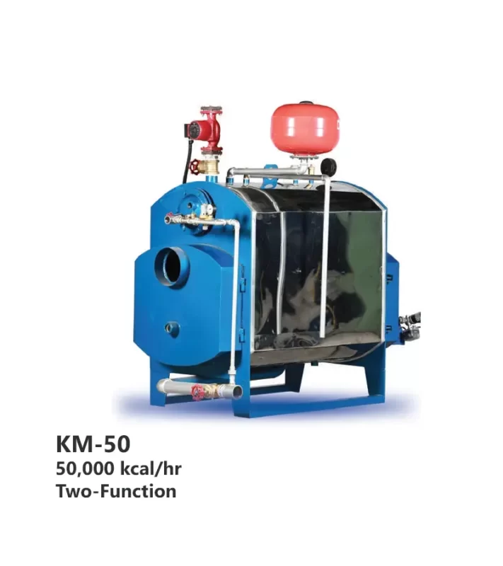 پکیج گرمایشی دو منظوره خزر منبع مدل KM-50