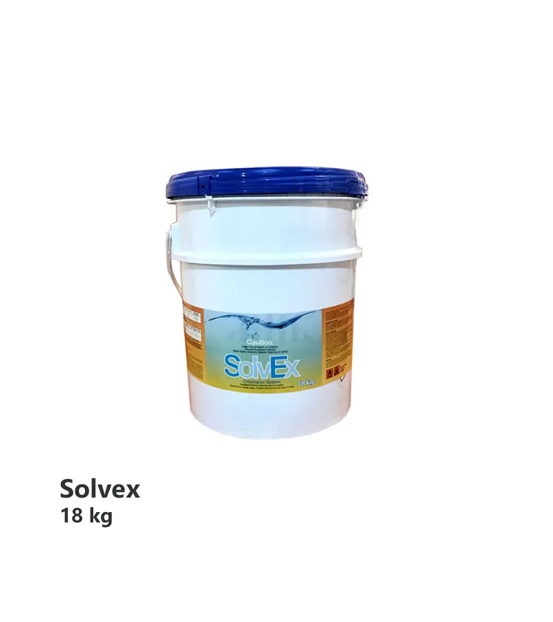 پودر کلر سلوکس (Solvex) ظرفیت 18 کیلوگرمی