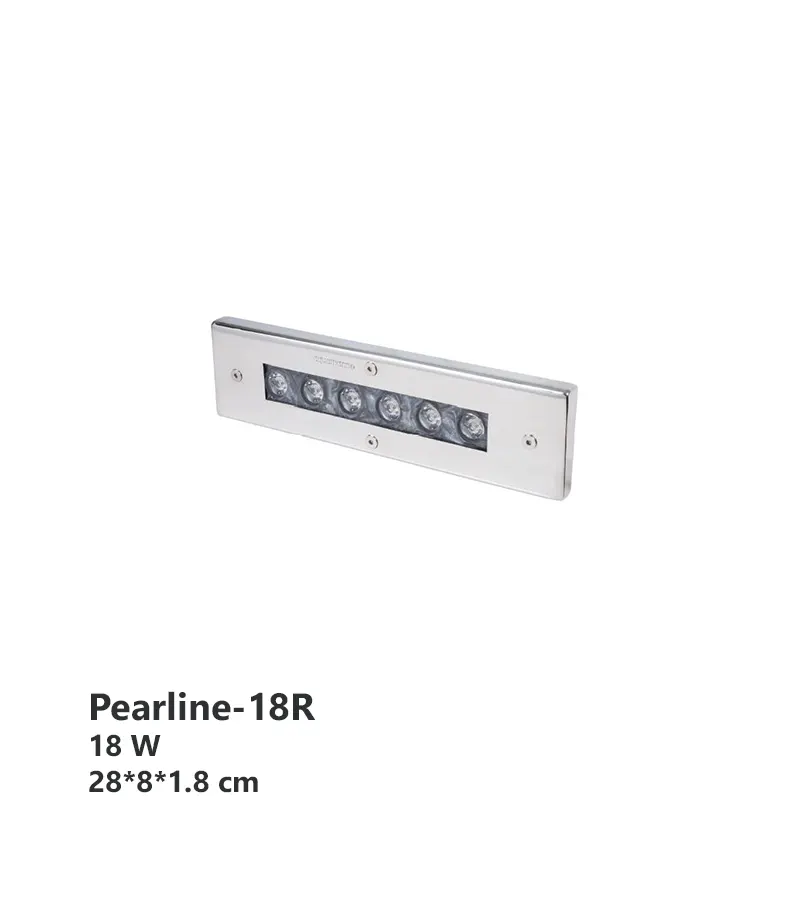 چراغ استخر خطی روکار آکوامارین مدل Pearline18R