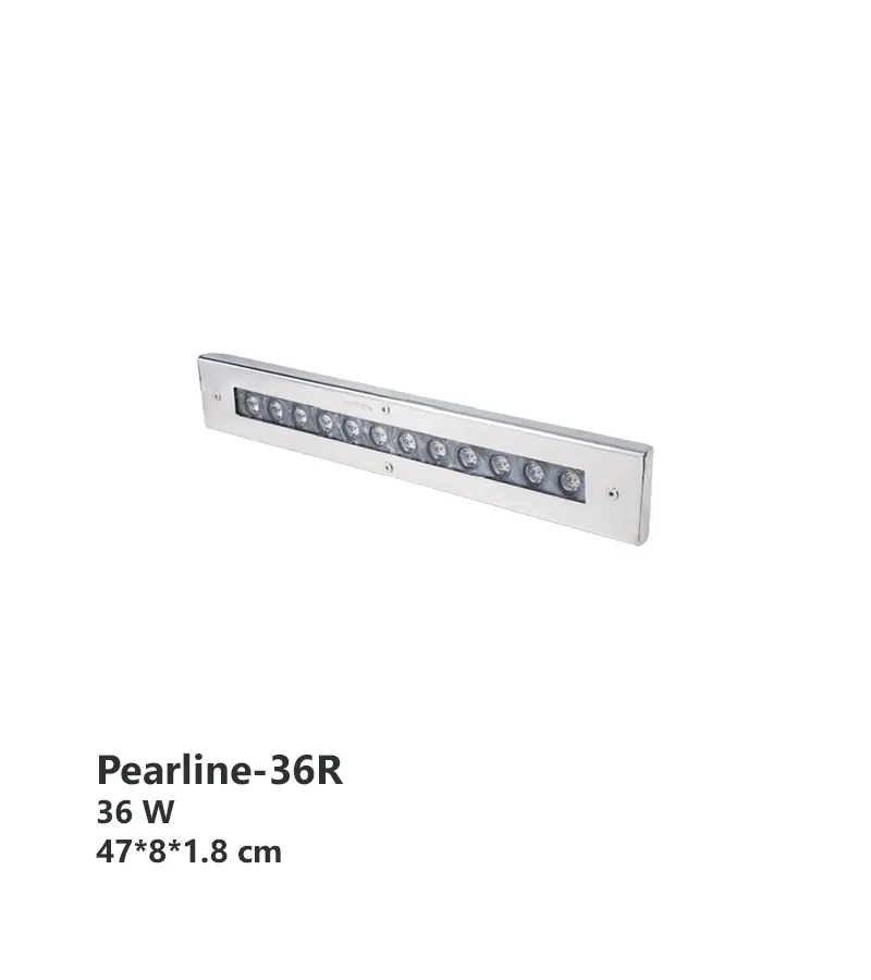 چراغ استخر خطی روکار آکوامارین مدل Pearline36R